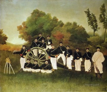 アンリ・ルソー Painting - 砲兵 1893年 アンリ・ルソー ポスト印象派 素朴原始主義